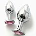 Great Gift Idea: Valentine 'S/Birthday Gift ~ Stainless Steel Attractive Butt Plug Anal Jewelry Small (Baby Pink)
