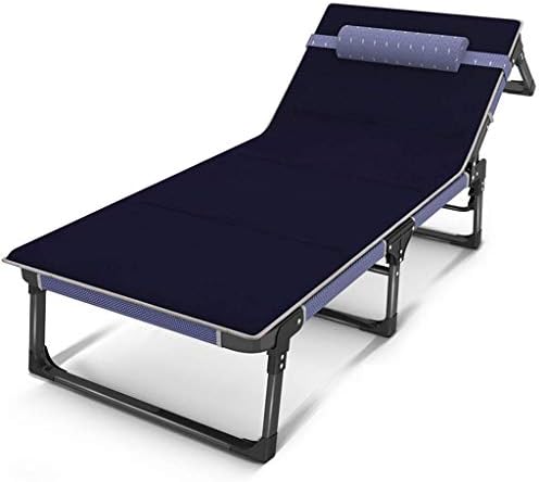 折りたたみベッドオフィスランチブレーク屋外ビーチチェアホームナップチェアシングル病院付随するベッド