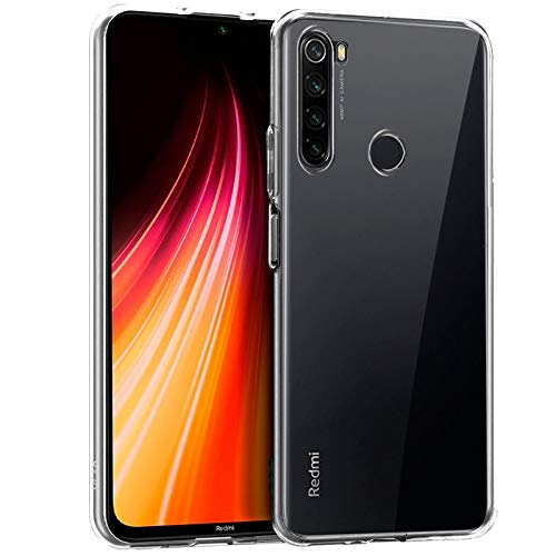 Cool Silicone Case for Xiaomi Redmi Note 8 / Note 8 (2021) Transparent