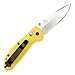 Custom Laser Engraved Benchmade Mini-Griptilian Mod Drop Point Combo Edge, Yellow Knife 556S-YEL