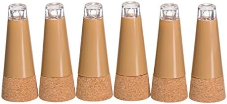 Deluxe 6-Pack LED Cork Lights By EverLinx | 12-Lumens, Ultra Bright Set Of USB Rechargeable Corks For Decorating Wine, Liquor &amp; Beer Bottles | Short Charge, Long-Lasting Light