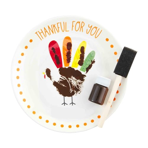Mud Pie Kids Turkey Handprint Plate