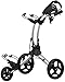 Clicgear Rovic Model RV1C Compact | 3-Wheel Golf Push Cart (Silver/Black)