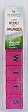 Lifehapps Jumbo Weekly Pill Organizers (pink)