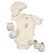 Baby Mink 100% Certified Organic Cotton Newborn 4 Piece Set