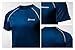 CLSL TM-MTS03-MYZ_X-Large Tesla Men's Lightweight HyperDri Cool T Shirt Running Short Sleeve Top MTS03