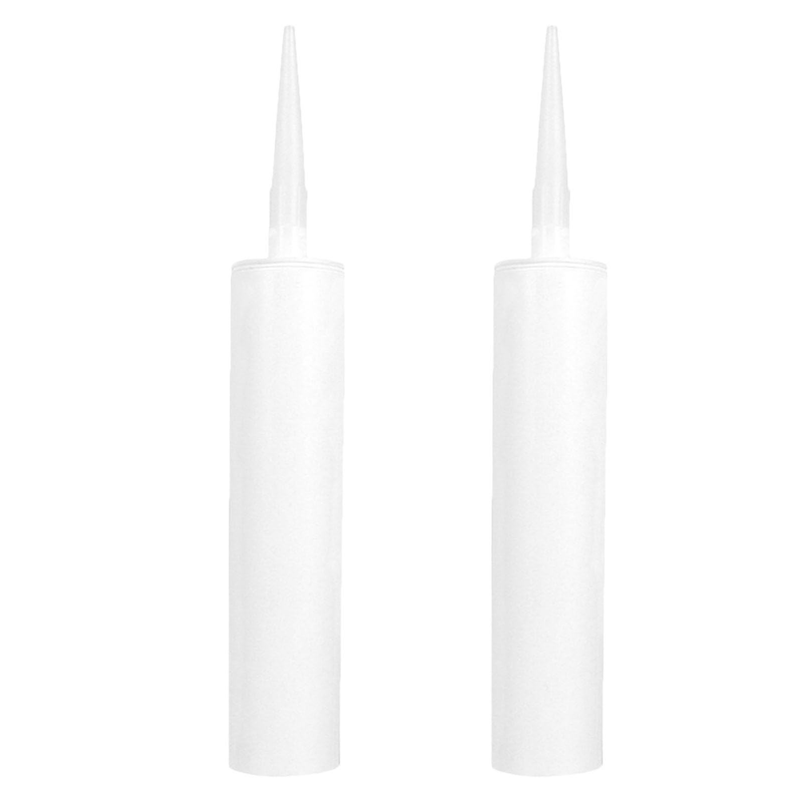 ULTECHNOVO Empty Caulking Sealant Tubes 13Oz Refillable Mastic Tube with Needle Tip for Precise Grout Application and Crack Filling Diy Tool - Grout Sealer