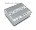 TheDisplayGuys - 25-Pack #11 Cotton Filled Cardboard Paper Jewelry Boxes Gift Case - Silver Foil (2.1