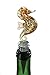 Glass Seahorse Wine Bottle Stopper (PrestigeArt) - Decorative, Colorful, Unique, Eye-Catching Glass Wine Stoppers – Seahorse Gift, Wine Accessories Gift for Host/Hostess - Wine Corker/Sealer