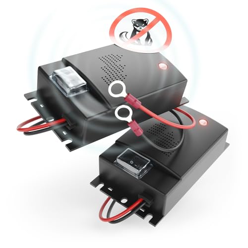 greate Marderschreck Auto mit 12V Batterieanschluss inkl. Montagematerial