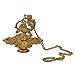 Zap Impex Traditional Peacock 4 in 1 Brass Hanging Diya with 15 Inch Chain | Deepak | Oil Lamp | Home Décor | Spritiual Gift