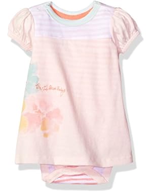 Baby Girls' Organic Short Sleeve Bodysuit Dress