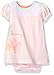 Burt's Bees Baby Baby Girls' Organic Short Sleeve Bodysuit Dress, Dawn, 18 Months