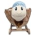 Homer Baseball Rocker Horse Plush Butterfly Baby Toy with Wooden Rocking Chiar Horse/Kid Rocking Toy/Baby Rocking Horse/Rocker/Animal Ride