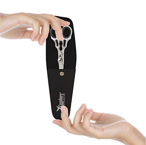 Candure Professional Barber Hair Cutting Scissors/Shears (6") Stainless Steel - Thumbnail 3