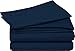 Utopia Bedding Duvet Cover Queen Size - 3 Piece with Zipper Closure - 1 Comforter Cover 90X90 Inches & 2 Pillow Shams 20X26 Inches (Navy) Comforter Not Included