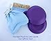 Purple Yoga & Pilates Pads 2 Pack + Travel Bag + Workout E-Book. Mat Support Comfort Padded Discs for Knee Hand Wrist. 3/4 Inch Thick Silicone Cushion Eliminates & Protects Joints Injuries.