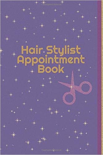 Hair Stylist Appointment Book Daily Planner For Hair Stylists