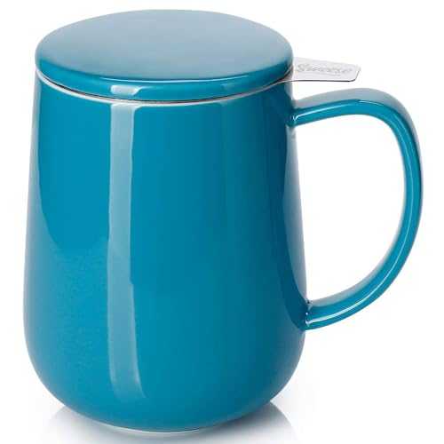 Sweeese 20oz Teacup with Infuser and Lid