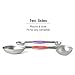 Prodigen Magnetic Stainless Steel Measuring Spoons Set -6 Metal Accurate Spoons for Measuring Dry and Liquid Ingredients Teaspoon&Tablespoon for Home,Kitchen,Baking,Cooking