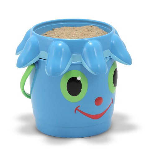 Melissa & Doug Sunny Patch Flex Octopus Sand Pail and Sifter