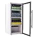 EdgeStar 8.6 Cu. Ft. Commercial Beverage Merchandiser - White and Stainless Steel