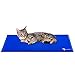 Comfortable Extra Large Cooling Mat For Dogs/Cats, Self Cooling Gel Mat, Pressure Activated, Travel Indoor & Outdoor Pet Mat, Non-Toxic Dog Mat, Floor Bed Car Sofa Etc, Blue (35.5