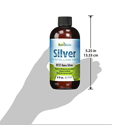 NutriNoche Colloidal Silver Mineral Liquid Supplement Daily Immune