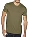 Next Level Men's Premium Fitted Sueded Crew, Military Green, XX-Large