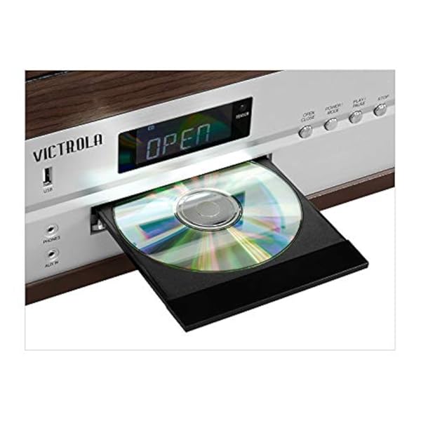 Tocadisco Victrola Centro Musical Retro 7 en 1 - Imagen 4