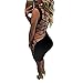 VANCOL Women's Hollow Out Lace up Sexy Mini Bandage Bodycon Party Night Club Dress