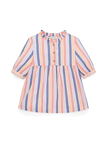 TOM TAILOR Mädchen Kinder Bluse mit Streifen 1035182, Blau, 104-110