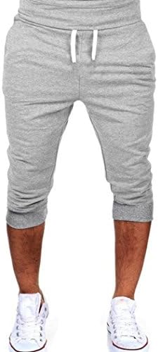 HARRYSTORE Men's Casual Sports Jogging Harem Pants Jersey Sweatpants Training Dance Baggy Jogger Casual Men Trousers Shorts