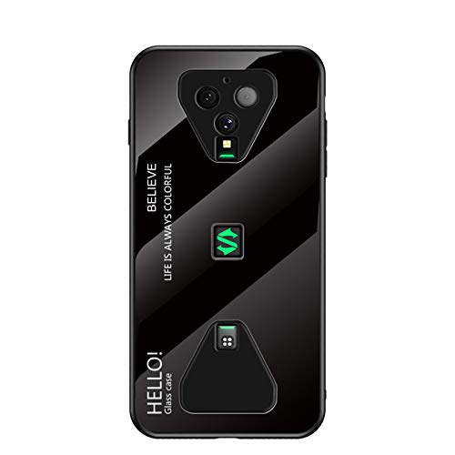 Hülle® Gradient Color Anti-Scratches Glass Case Compatible for Xiaomi Black Shark 3 Pro (10) — image 1