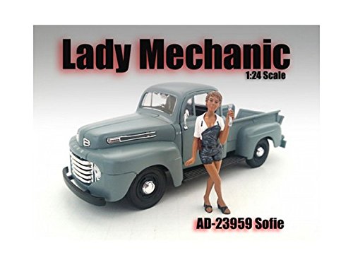 American Diorama Figure: Lady Mechanic Sofie 1:24 Scale