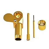 SUMJULY Jamaican Metal Mini Pipe Portable Brass Pipe