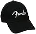 Fender® Logo Stretch Cap, Black, L/XL