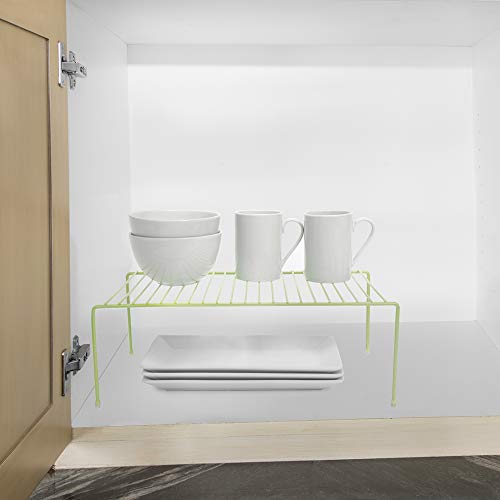 Smart Design Cabinet Storage Shelf Rack - Large (8.5 x 16 Inch) - Steel