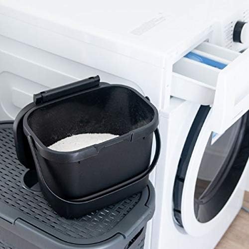 Addis 518253 Everyday Kitchen Food Waste Compost Caddy Bin, 4.5 Litre, Black, Compost Caddy (Single) - Image 3