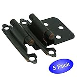 Cosmas 17139-ORB Oil Rubbed Bronze Hinge Variable Overlay (Pair) [17139-ORB] - 5 Pair Pack