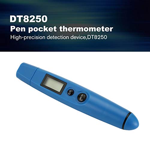 DT8250 Household Pen Pocket Thermometer Mini Non-Contact Infrared Thermometer(Color:Orange)