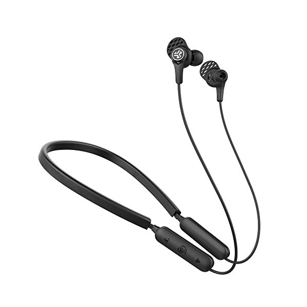 JLab-Audio-Epic-Executive-Wireless-Active-Noise-Canceling-Earbuds-Black-Travel-Friendly-7-Hour-Battery-Life-Bluetooth-41-aptX-Technology-IP54-Sweatproof-Extra-Gel-Tips-and-Cush-Fins-Travel-Case JLab Audio Epic Executive Wireless Active Noise Canceling Earbuds - Black - Travel Friendly 7 Hour Battery Life…