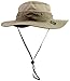 Camo Coll Outdoor UPF 50+ Boonie Hat Summer Sun Caps (One Size, Dark Khaki)