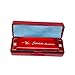 Ladnis Harmonica C 10 Holes Mouth Organ Best Gift for Professional Player,Beginner,Students,Music Fans,Children,Adults (Red)