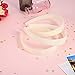 HESTYA White Plastic Headbands DIY 1 Inch Plain Blank No Teeth Hair Bands Headwear Plain Headbands for Women Graduation Halloween Christmas(20 Pcs)
