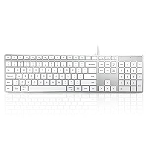 Accuratus 301 MAC – USB Full Size Apple Mac Multimedia Keyboard with Square Keys