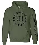 Olive Drab Three Percenter Hooded Sweatshirt