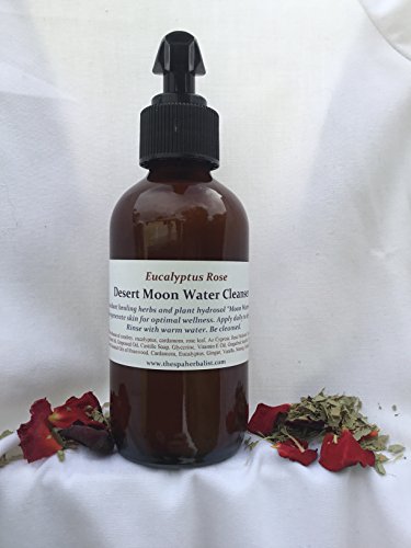 Eucalyptus Rose Desert Moon Water Cleanser daily herbal skin detox