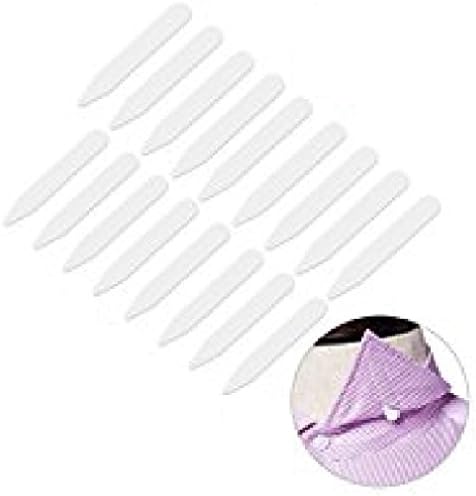 120 Plastic Collar Stays For Men Shirts 2 sizes 60- 2.2", 60 - 2.5"