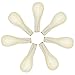 KUMEED 100 pcs White Balloons 10 inch Latex Balloons 180g/bag Pearl White